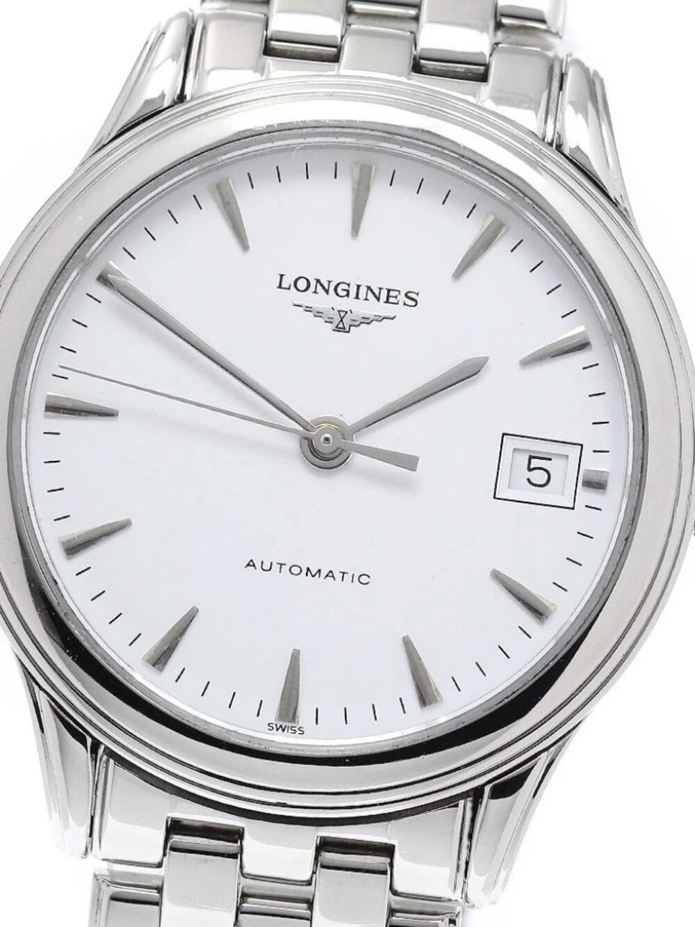 LONGINES Flagship L4.774.4 Date white Dial Automatic Men's Watch_963274